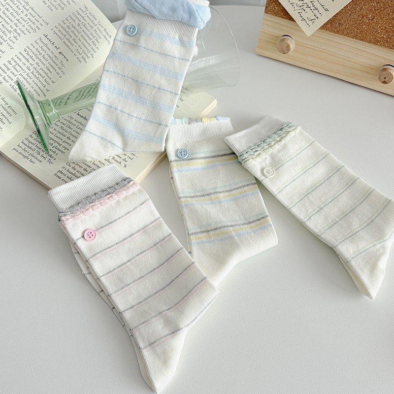 White Mid Crew Socks best